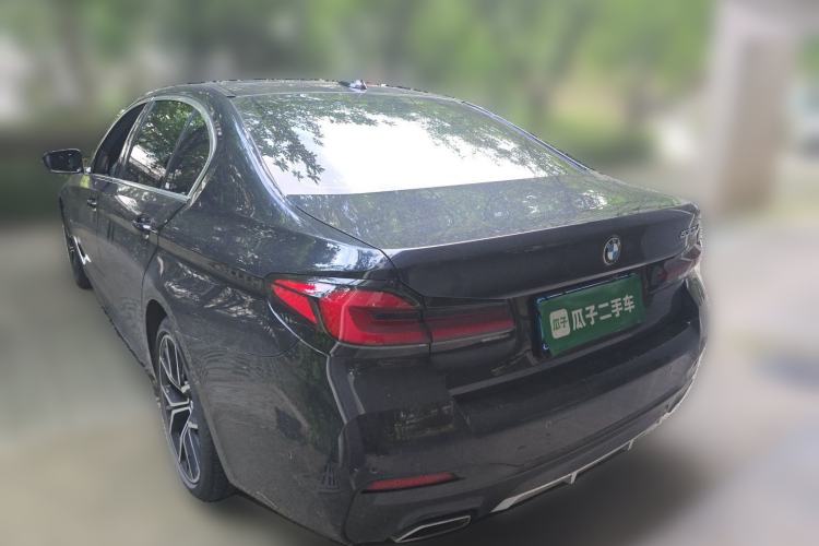Used BMW 5 Series 2022 Second Facelift 530Li Luxury Version M Sport Package Rear Left 45 Deg