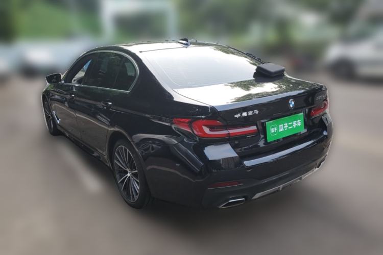 Used BMW 5 Series 2022 Second Facelift 530Li Leading Edition M Sport Package Rear Left 45 Deg