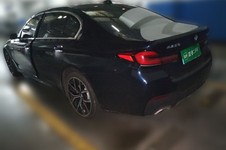 Used BMW 5 Series 2022 Second Facelift 530Li Luxury Version M Sport Package Rear Left 45 Deg