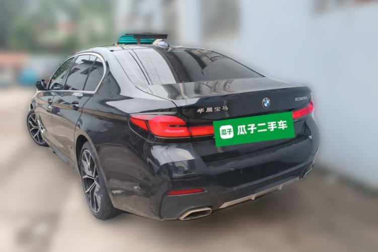 Used BMW 5 Series 2022 Second Facelift 530Li Luxury Version M Sport Package Rear Left 45 Deg