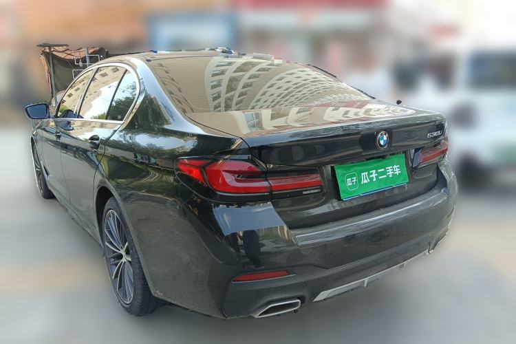 Used BMW 5 Series 2022 Second Facelift 530Li Leading Edition M Sport Package Rear Left 45 Deg