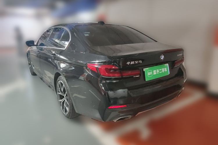 Used BMW 5 Series 2022 Second Facelift 530Li Luxury Version M Sport Package Rear Left 45 Deg