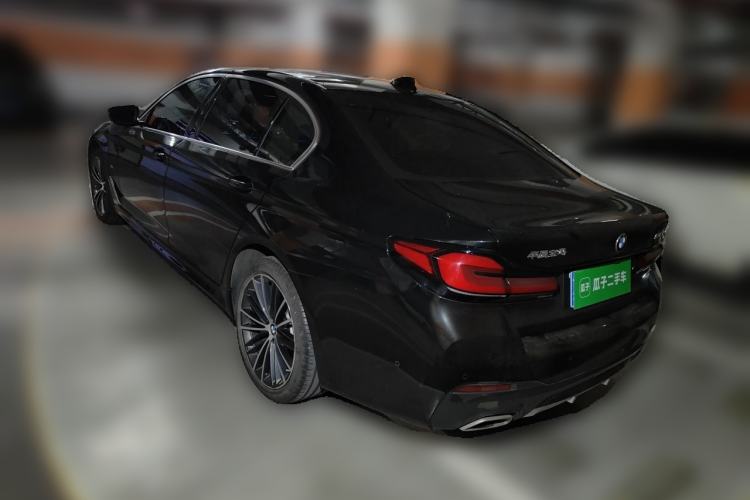 Used BMW 5 Series 2022 Second Facelift 530Li Leading Edition M Sport Package Rear Left 45 Deg