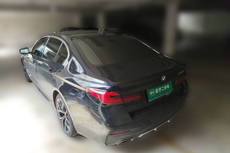 Used BMW 5 Series 2022 Second Facelift 530Li Luxury Version M Sport Package Rear Left 45 Deg