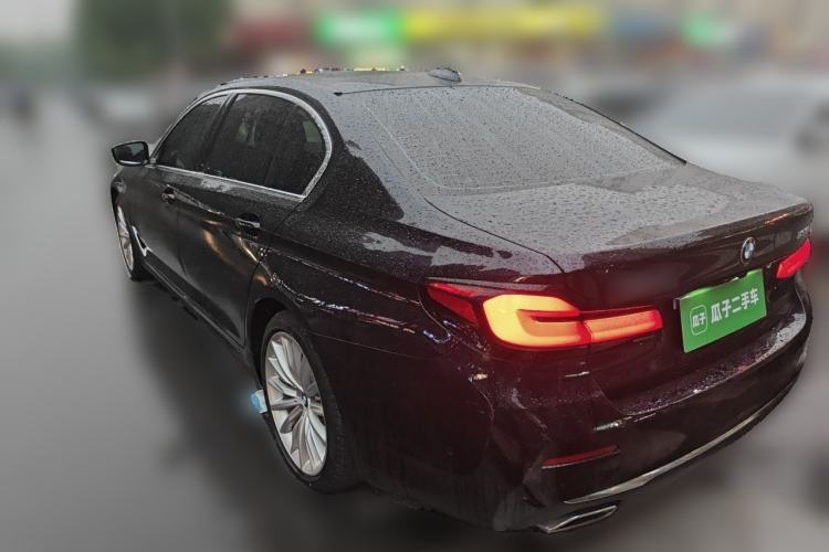 Used BMW 5 Series 2022 530Li Luxury Edition Premium Package Rear Left 45 Deg