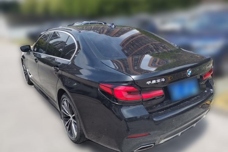 Used BMW 5 Series 2022 Restyled 530Li Leading Edition M Sport Package Rear Left 45 Deg