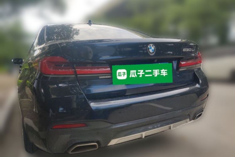 Used BMW 5 Series 2022 Second Facelift 530Li Leading Edition M Sport Package Rear Left 45 Deg