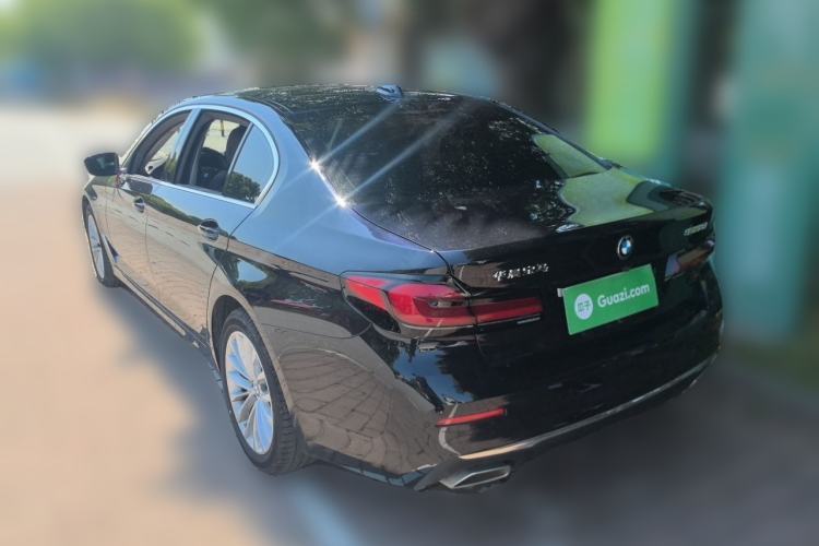 Used BMW 5 Series 2022 Second Facelift 525Li Luxury Package Rear Left 45 Deg