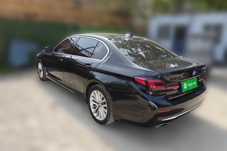 Used BMW 5 Series 2022 Second Facelift 525Li Luxury Package Rear Left 45 Deg