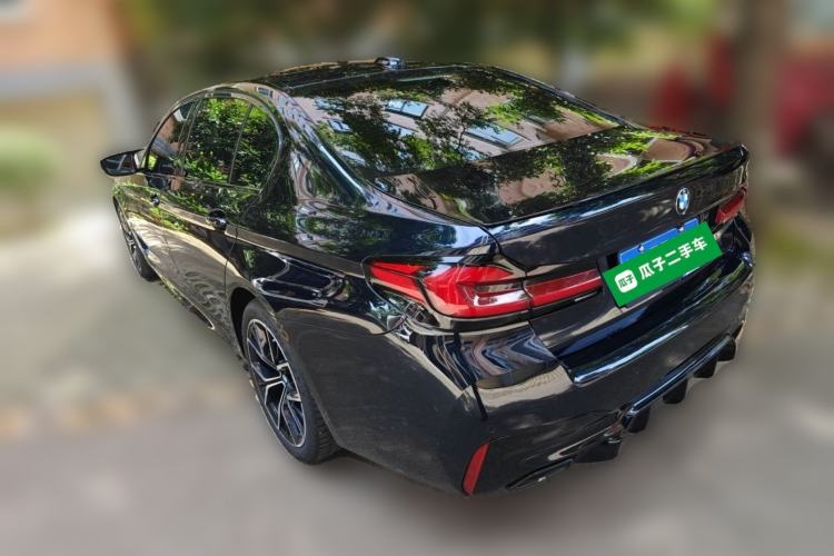 Used BMW 5 Series 2022 Second Facelift 530Li Luxury Version M Sport Package Rear Left 45 Deg