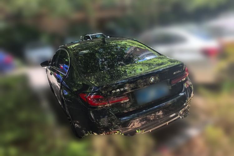 Used BMW 5 Series 2022 Second Facelift 525Li M Sport Package Rear Left 45 Deg