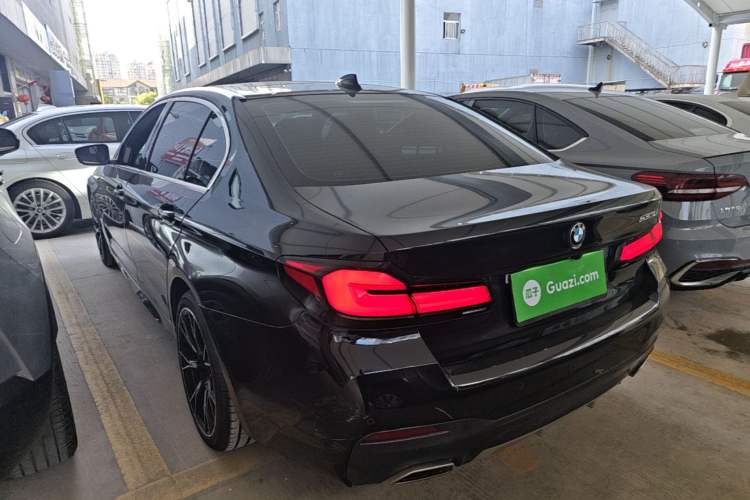 Used BMW 5 Series 2022 Second Facelift 530Li Leading Edition M Sport Package Rear Left 45 Deg