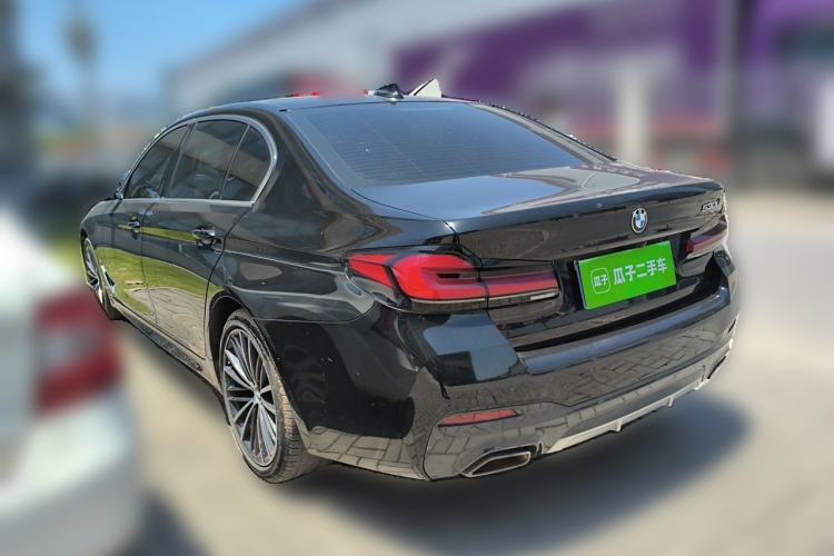 Used BMW 5 Series 2022 Second Facelift 530Li Leading Edition M Sport Package Rear Left 45 Deg