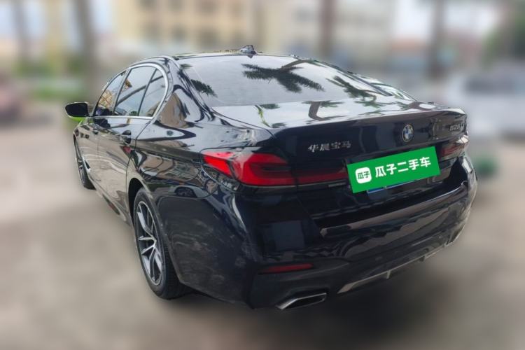 Used BMW 5 Series 2022 Second Facelift 525Li M Sport Package Rear Left 45 Deg