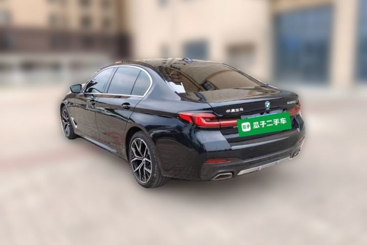 Used BMW 5 Series 2022 Second Facelift 530Li Luxury Version M Sport Package Rear Left 45 Deg