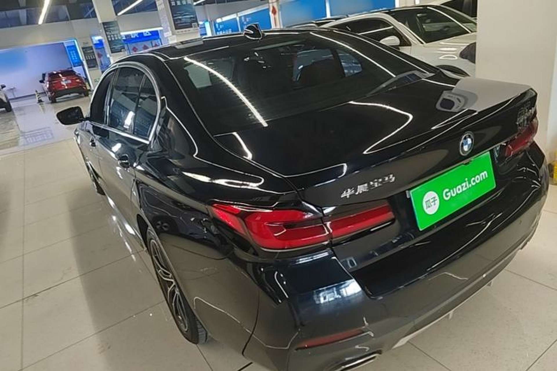 Used BMW 5 Series 2022 Restyled 525Li M Sport Package Rear Left 45 Deg