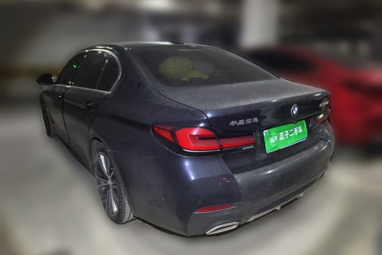 Used BMW 5 Series 2022 530Li Leading Model M Sport Package Rear Left 45 Deg