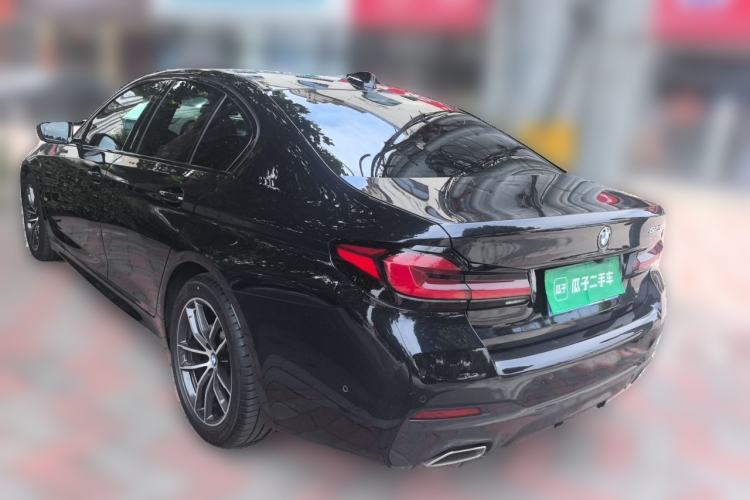 Used BMW 5 Series 2022 Second Facelift 525i M Sport Package Rear Left 45 Deg
