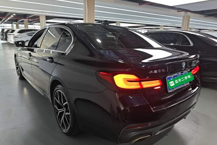 Used BMW 5 Series 2022 Second Facelift 530Li Luxury Version M Sport Package Rear Left 45 Deg