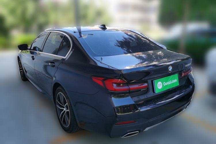 Used BMW 5 Series 2022 Second Facelift 525Li M Sport Package Rear Left 45 Deg