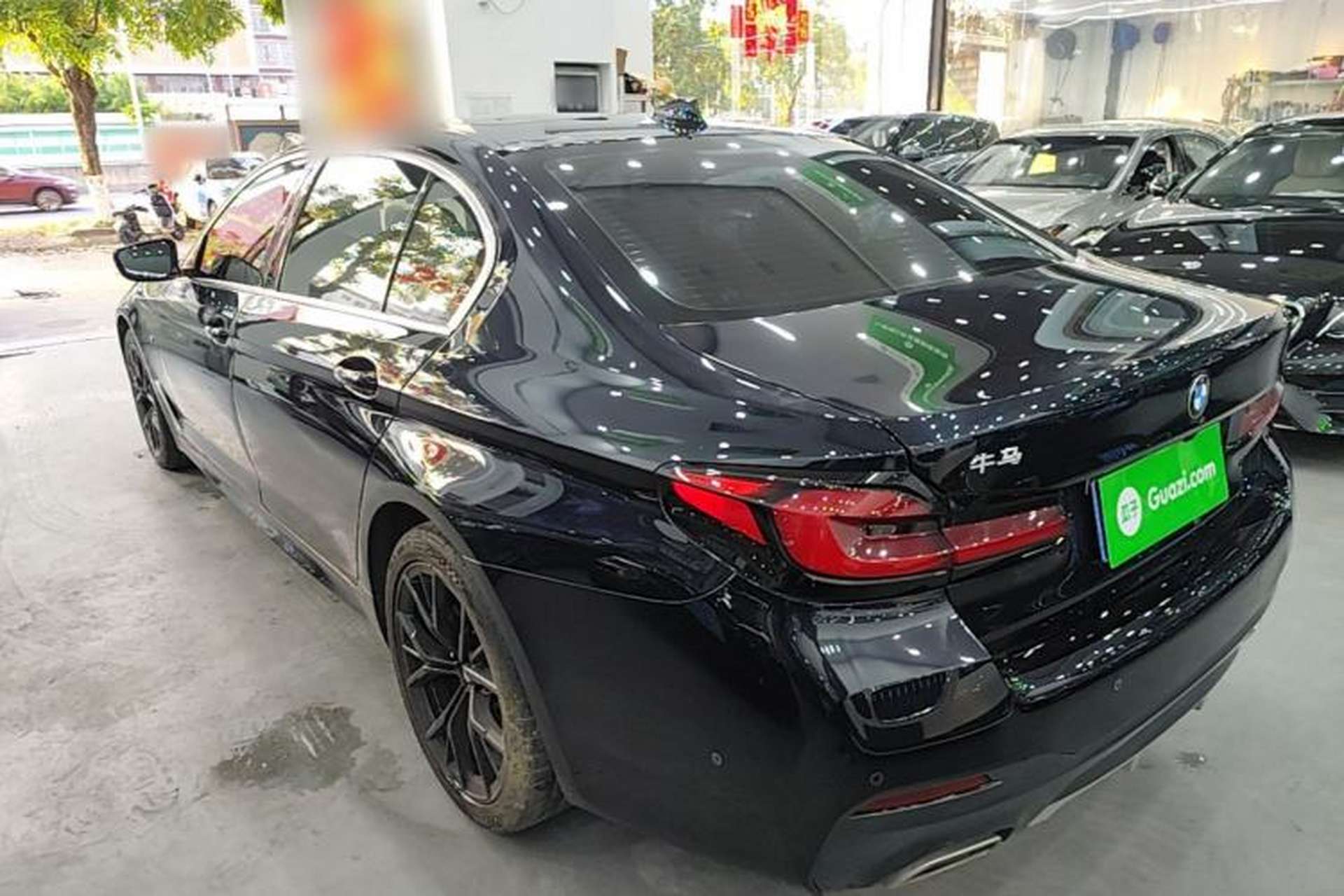 Used BMW 5 Series 2022 Second Facelift 530Li Luxury Version M Sport Package Rear Left 45 Deg