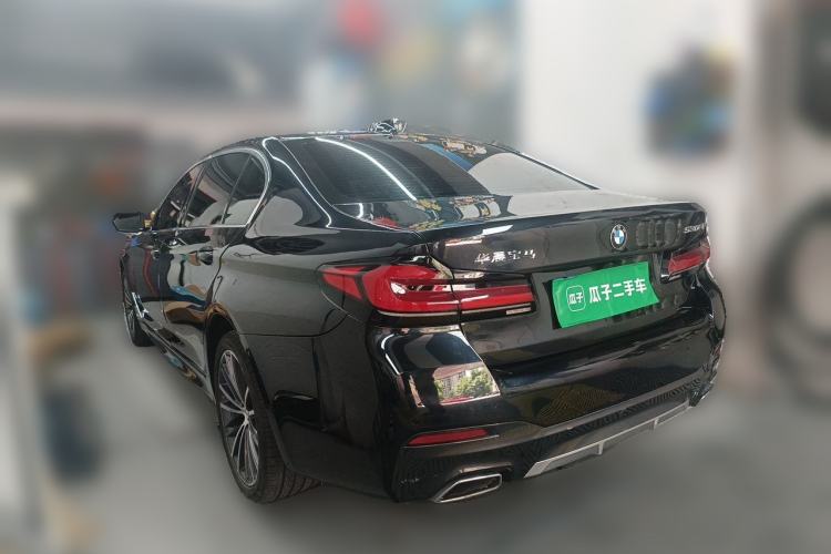 Used BMW 5 Series 2022 Second Facelift 530Li Leading Edition M Sport Package Rear Left 45 Deg
