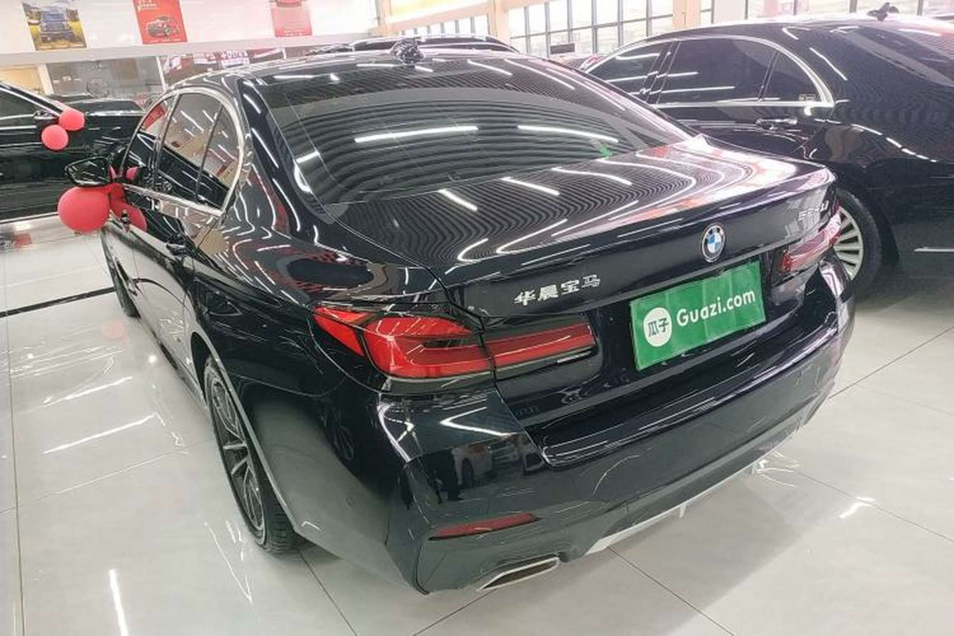 Used BMW 5 Series 2022 Second Facelift 525Li M Sport Package Rear Left 45 Deg
