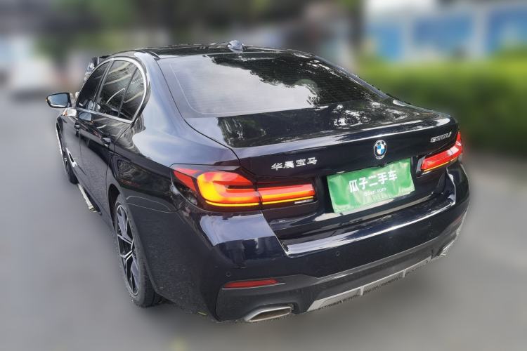 Used BMW 5 Series 2022 Second Facelift 530Li Luxury Version M Sport Package Rear Left 45 Deg