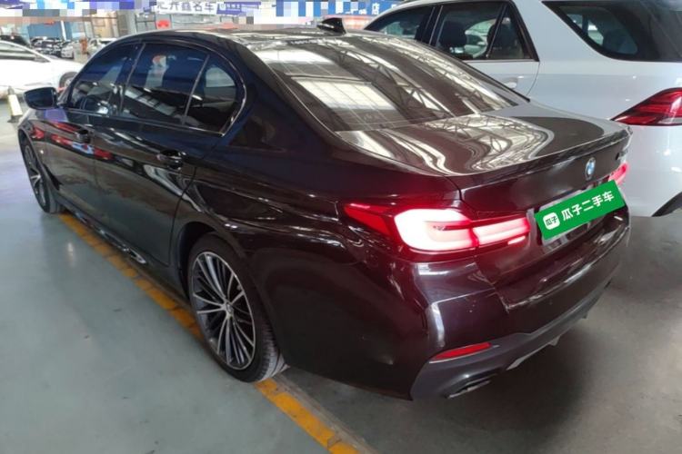 Used BMW 5 Series 2022 Second Facelift 530Li Leading Edition M Sport Package Rear Left 45 Deg