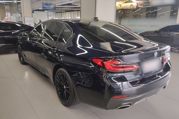 Used BMW 5 Series 2022 Second Facelift 530Li Leading Edition M Sport Package Rear Left 45 Deg