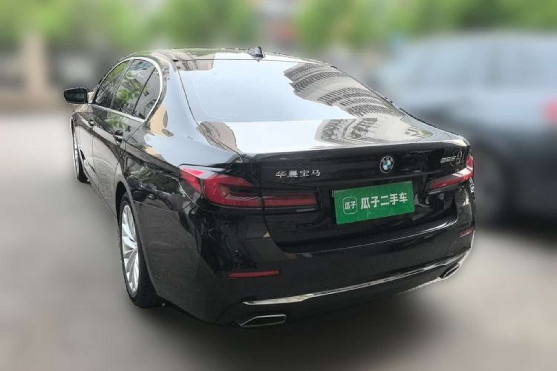 Used BMW 5 Series 2022 Second Facelift 525Li Luxury Package Rear Left 45 Deg