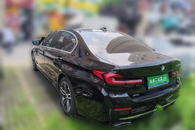 Used BMW 5 Series 2022 Updated 530Li xDrive Luxury Package Rear Left 45 Deg