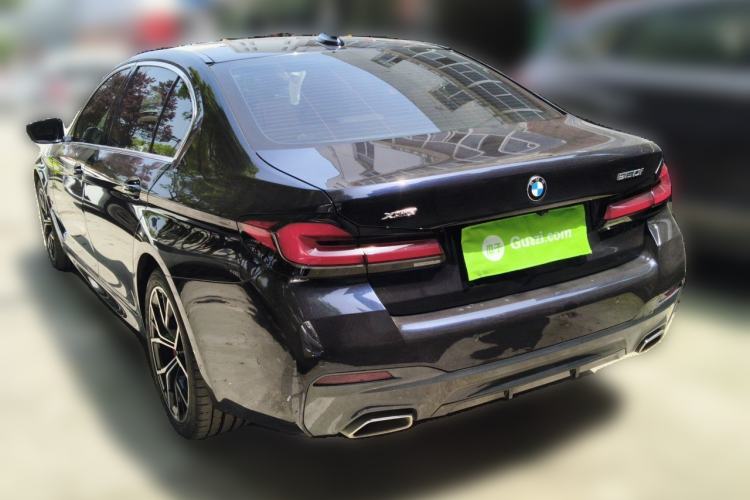 Used BMW 5 Series 2022 Second Facelift 525Li M Sport Package Rear Left 45 Deg