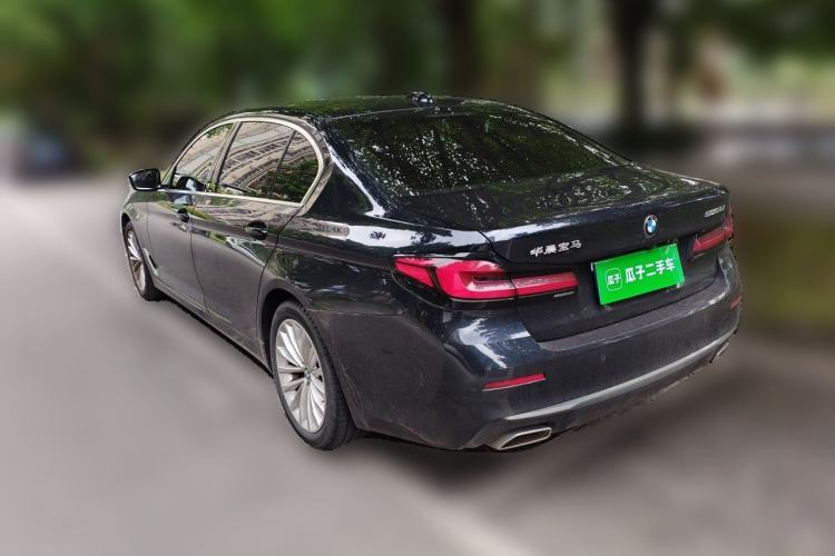 Used BMW 5 Series 2022 Second Facelift 525Li Luxury Package Rear Left 45 Deg