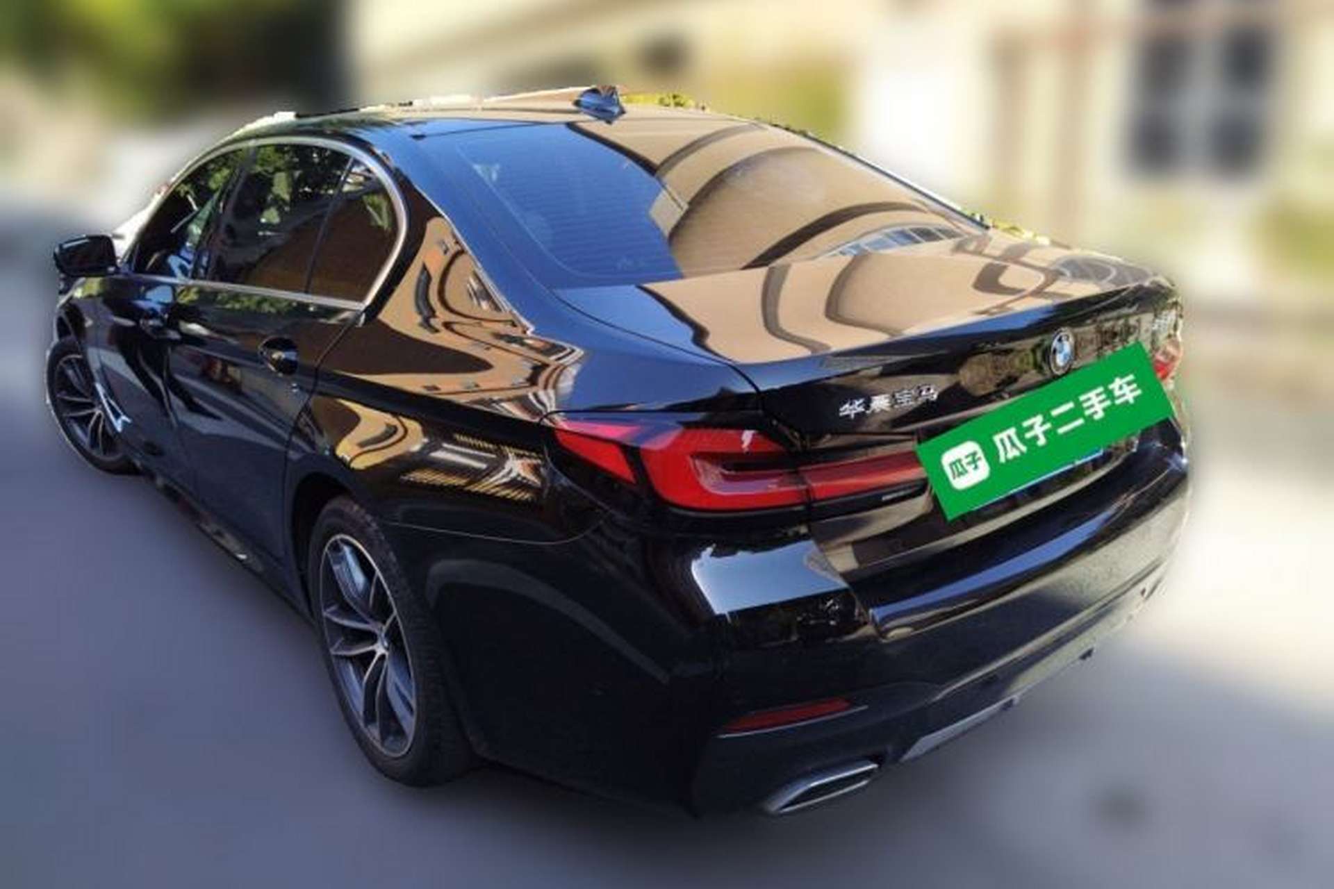 Used BMW 5 Series 2022 Restyled 525Li M Sport Package Rear Left 45 Deg