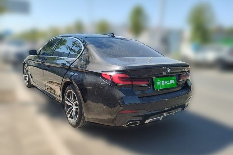 Used BMW 5 Series 2022 525Li M Sport Package Rear Left 45 Deg