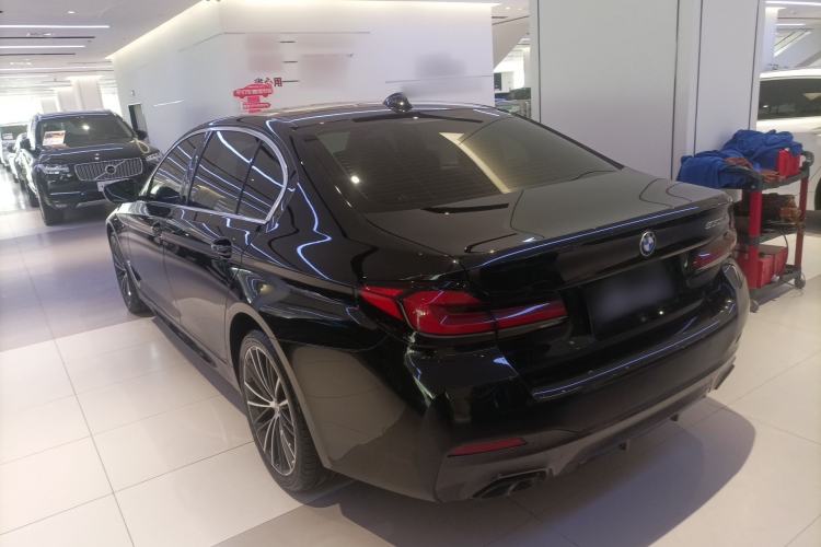 Used BMW 5 Series 2022 Second Facelift 530Li Leading Edition M Sport Package Rear Left 45 Deg