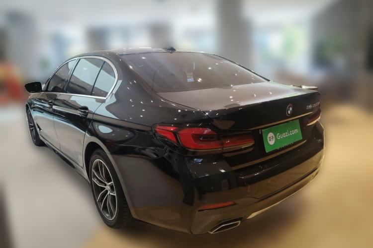 Used BMW 5 Series 2022 Second Facelift 525Li M Sport Package Rear Left 45 Deg