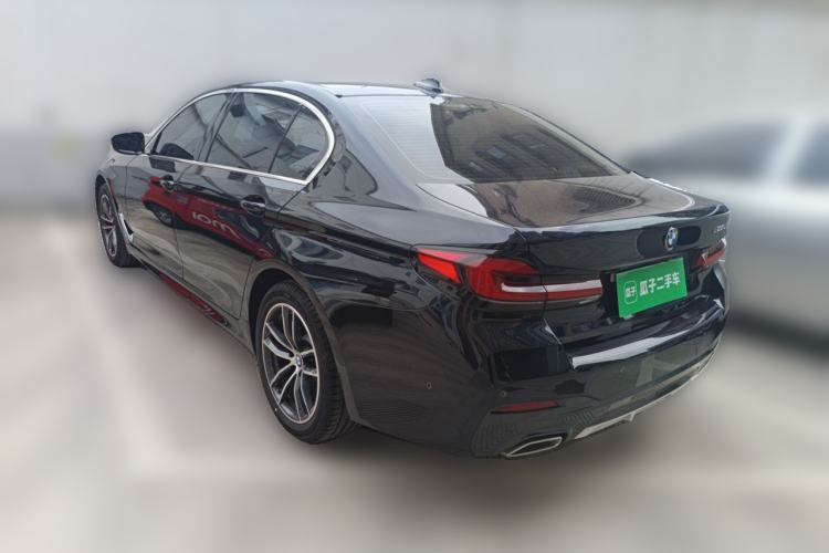 Used BMW 5 Series 2022 Second Facelift 525Li M Sport Package Rear Left 45 Deg