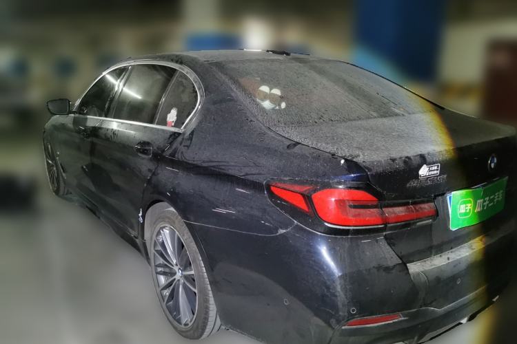 Used BMW 5 Series 2022 Second Facelift 530Li Leading Edition M Sport Package Rear Left 45 Deg