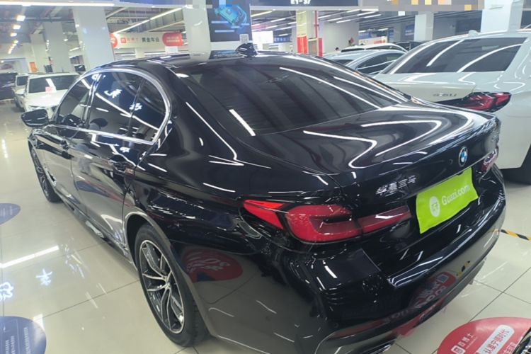 Used BMW 5 Series 2022 Second Facelift 525Li M Sport Package Rear Left 45 Deg