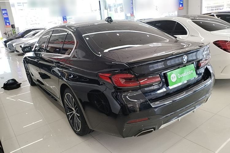 Used BMW 5 Series 2022 530Li Leading Model M Sport Package Rear Left 45 Deg