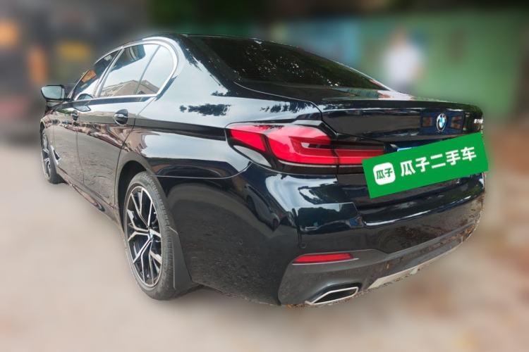 Used BMW 5 Series 2022 Second Facelift 530Li Luxury Version M Sport Package Rear Left 45 Deg