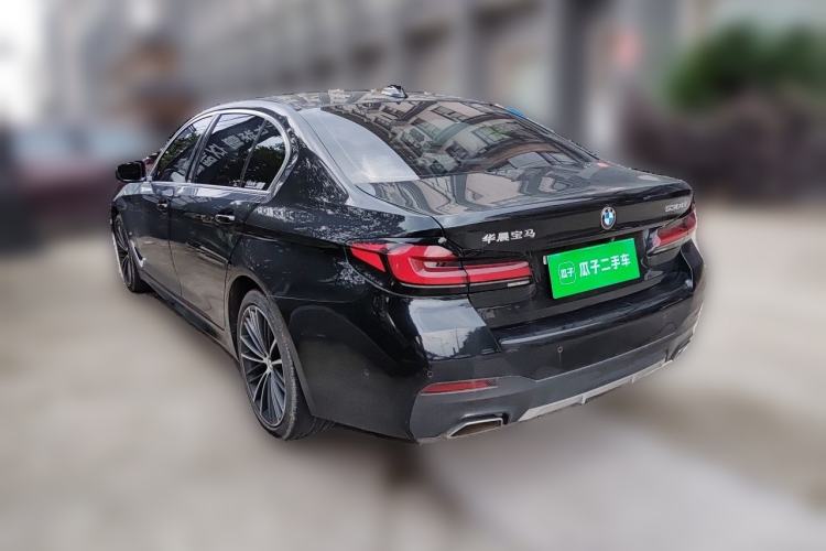 Used BMW 5 Series 2022 Second Facelift 530Li Leading Edition M Sport Package Rear Left 45 Deg