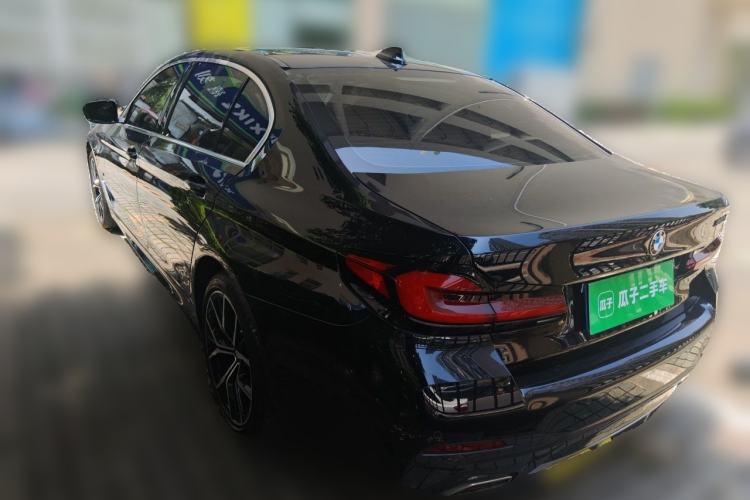 Used BMW 5 Series 2022 Second Facelift 530Li Luxury Version M Sport Package Rear Left 45 Deg