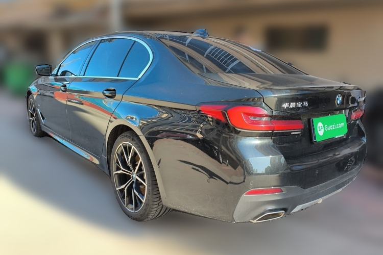 Used BMW 5 Series 2022 Second Facelift 530Li Luxury Version M Sport Package Rear Left 45 Deg