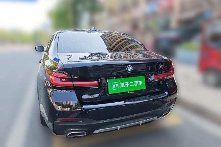 Used BMW 5 Series 2022 Second Facelift 525Li M Sport Package Rear Left 45 Deg