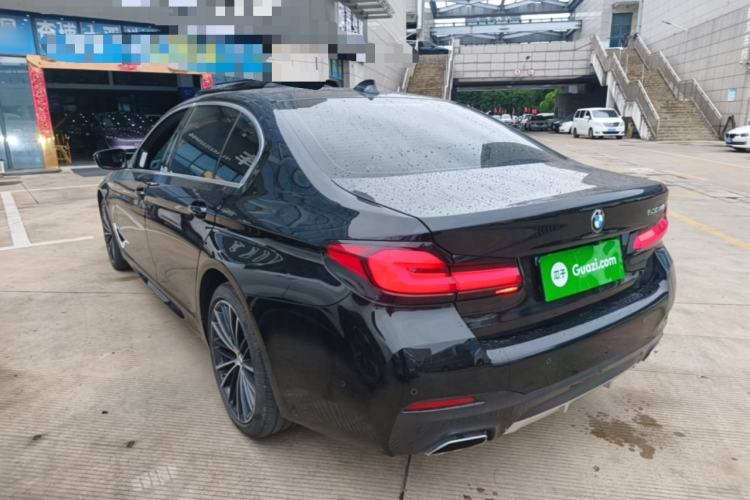 Used BMW 5 Series 2022 Second Facelift 530Li Leading Edition M Sport Package Rear Left 45 Deg