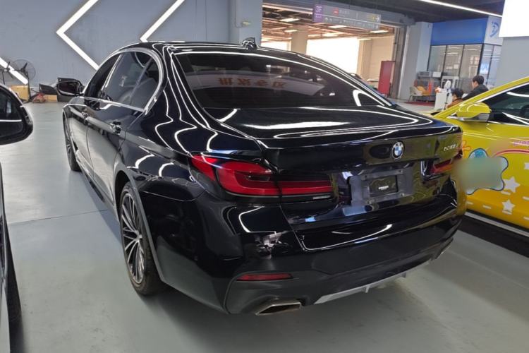 Used BMW 5 Series 2022 Second Facelift 530Li Leading Edition M Sport Package Rear Left 45 Deg