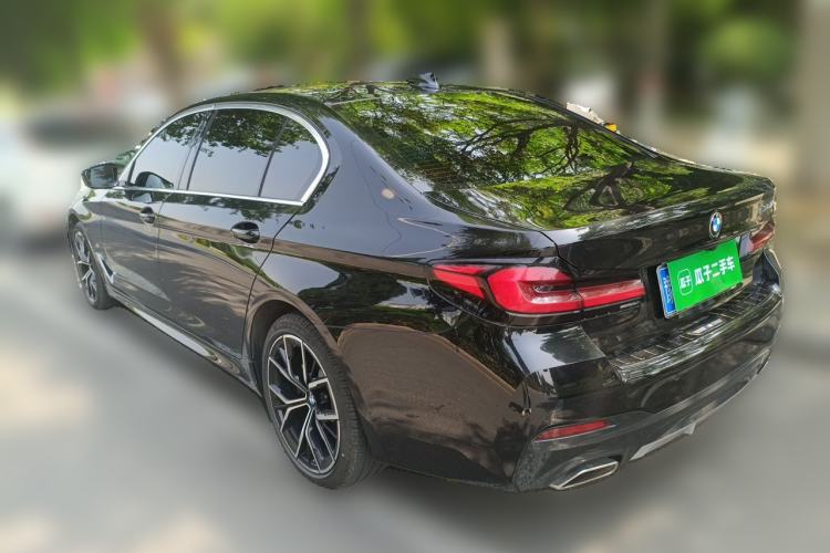 Used BMW 5 Series 2022 Second Facelift 530Li Luxury Version M Sport Package Rear Left 45 Deg